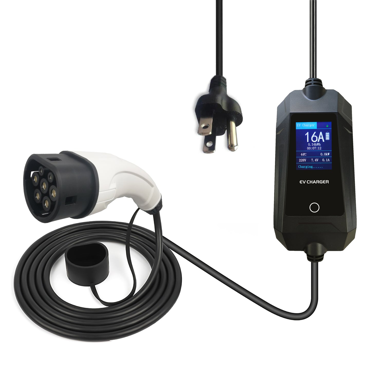 ENJOE® Level 2 Portable EV Charger (3.5KW/16A)