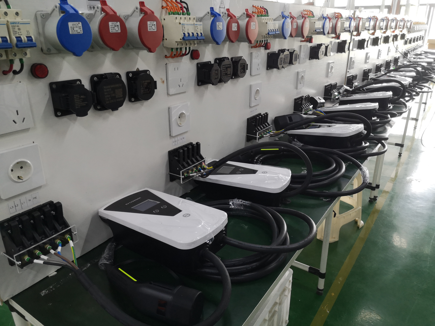 Wallbox charging station 7KW 11KW 22KW type 2 ev charger