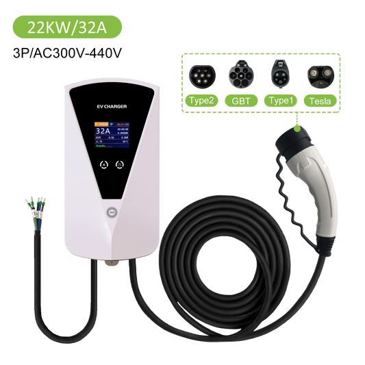 ENJOE® Level 2 EV Wallbox Charger (22KW/32A)