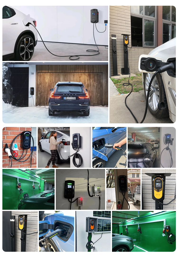 Wallbox charging station 7KW 11KW 22KW type 2 ev charger